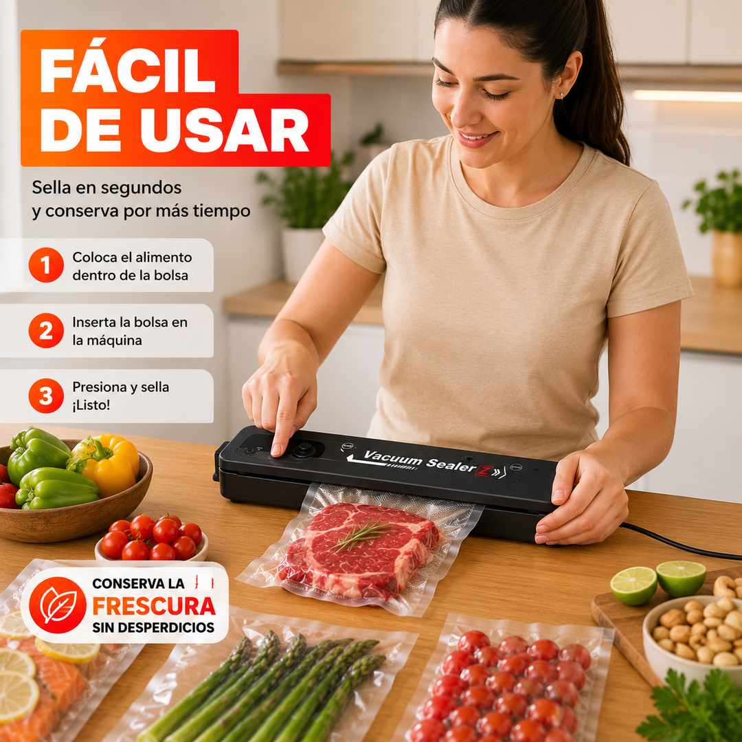 Sellador de bolsas al Vacío para Alimentos
