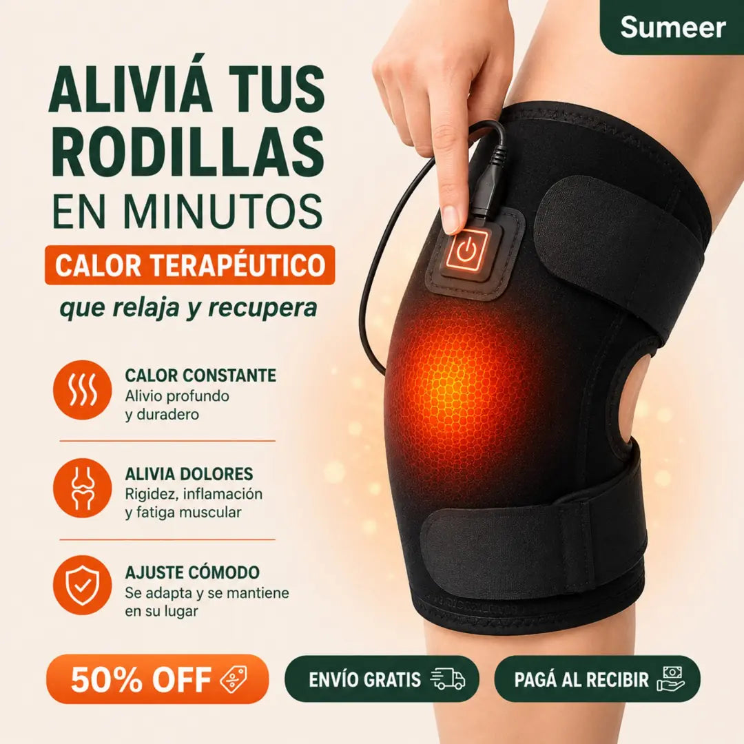 Rodillera Térmica USB | Alivio al Instante