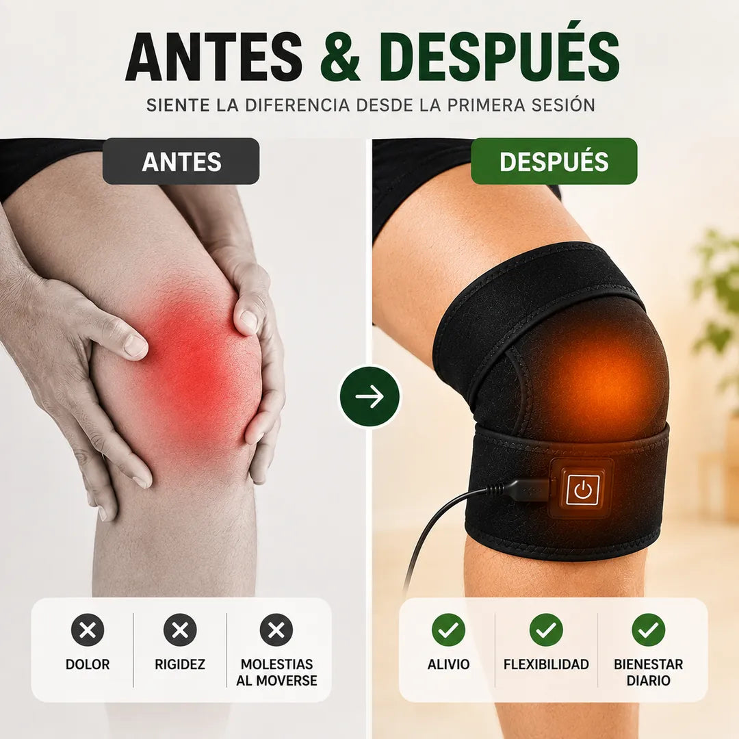 Rodillera Térmica USB | Alivio al Instante